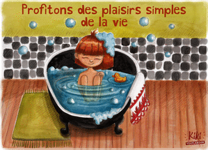 Carte petites attentions Les plaisirs simples de la vie